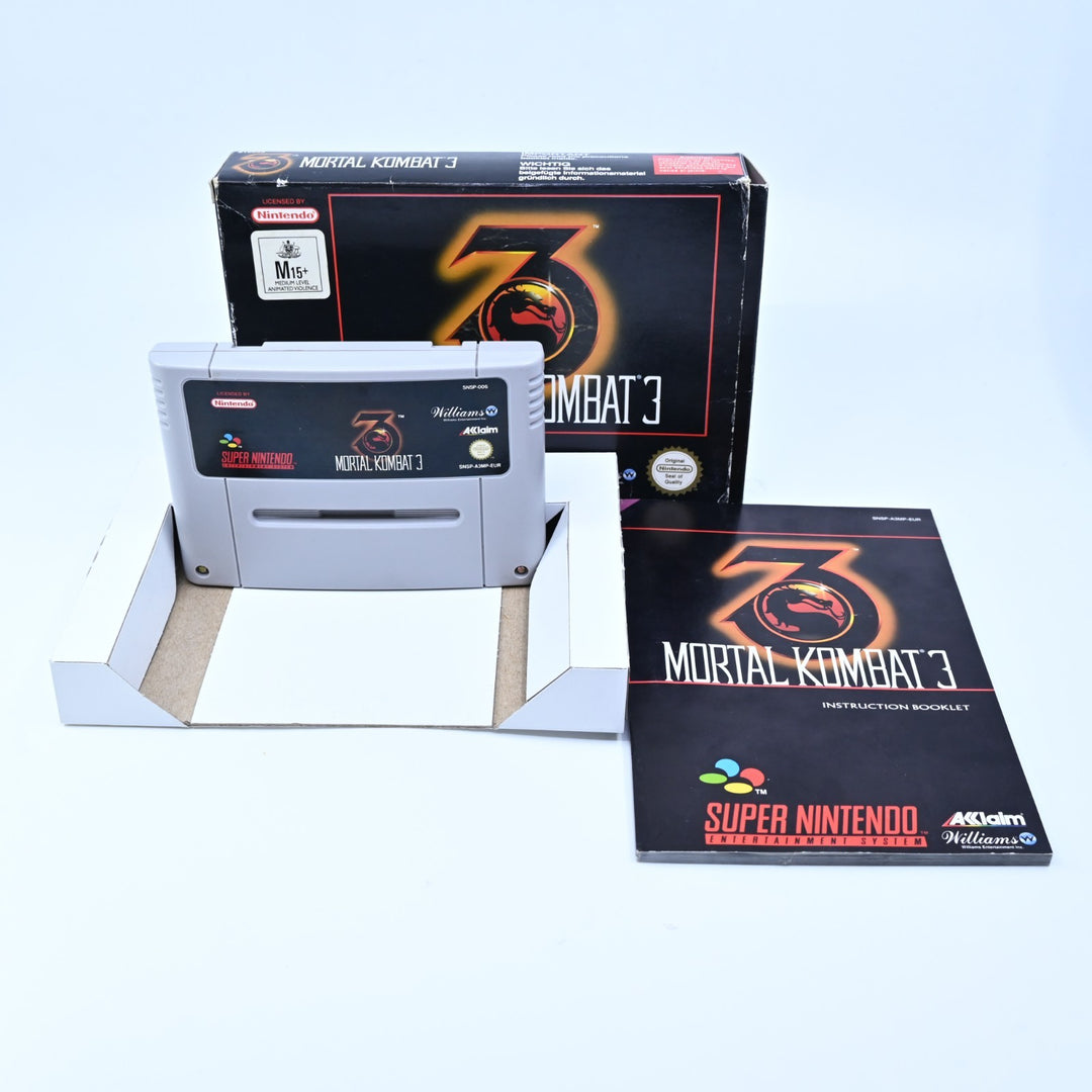 Mortal Kombat 3 - Super Nintendo / SNES Boxed Game - PAL - FREE POST!