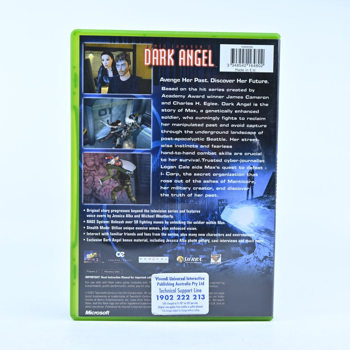 James Cameron's Dark Angel - Original Xbox Game + Manual - PAL - MINT DISC!