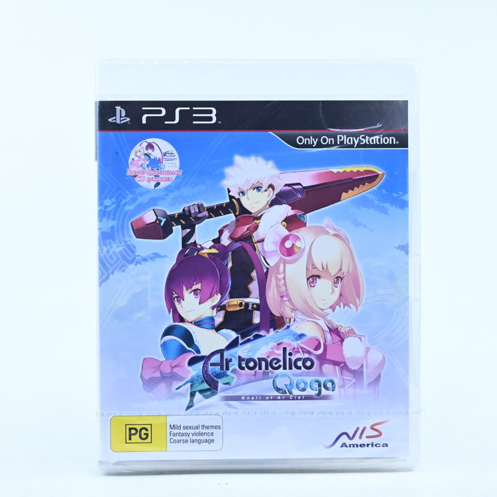 SEALED! - Ar Tonelico Qoga: Knell of Ar Ciel - PS3 Game + Manual - MINT DISC!