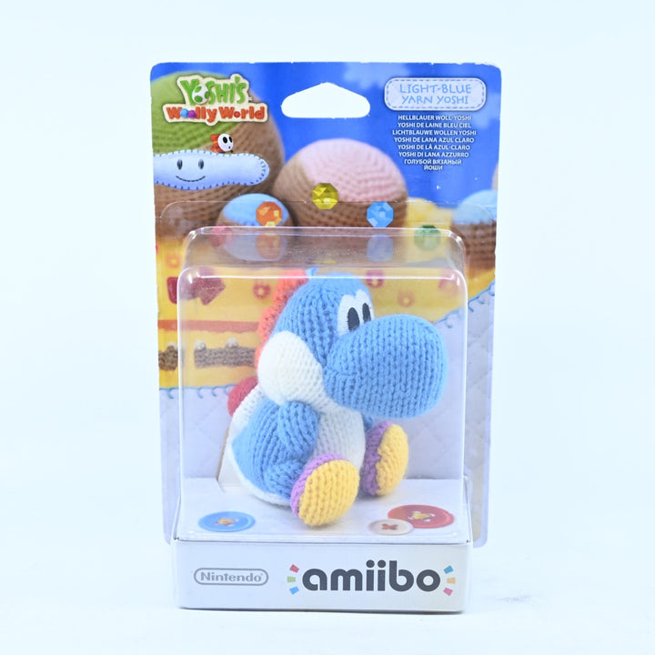SEALED! Light-Blue Yarn Yoshi Amiibo - Yoshi&