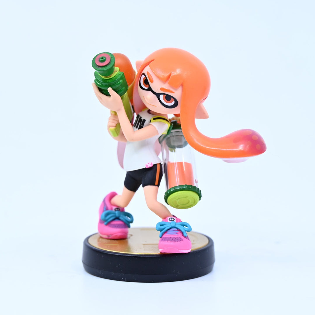Inkling Girl Orange Amiibo - Super Smash Bros. Collection No. 64 - Nintendo Toy