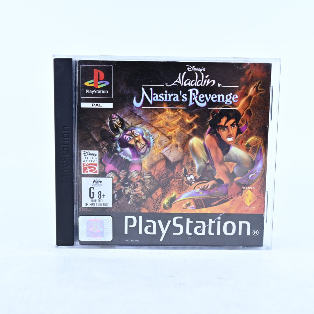 Disney's Aladdin in Nasira's Revenge - Sony Playstation 1 / PS1 Game + Manual
