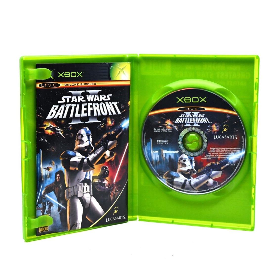 Star Wars Battlefront 2 - Original Xbox Game + Manual - PAL - MINT DISC!