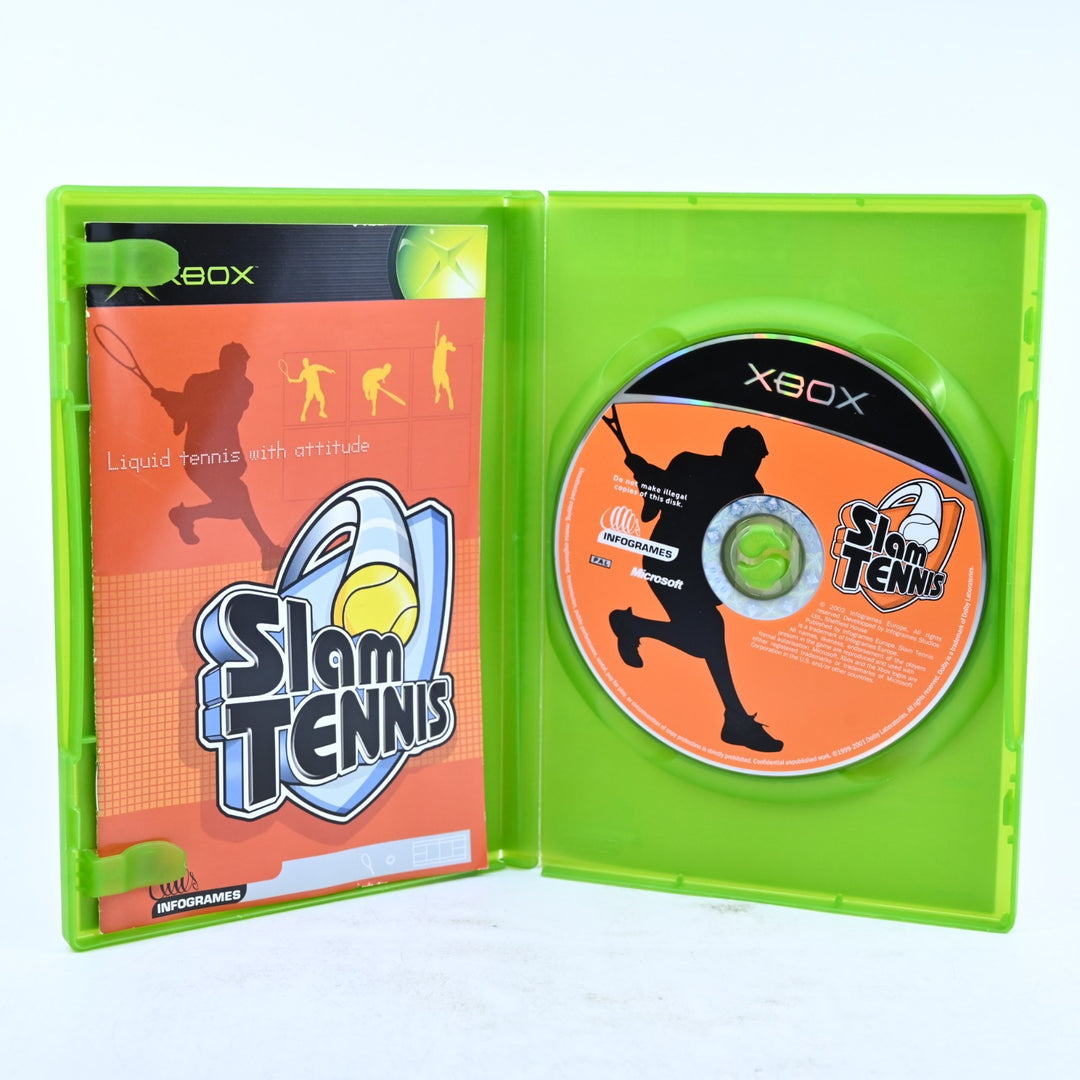 Slam Tennis - Original Xbox Game + Manual - PAL - MINT DISC!