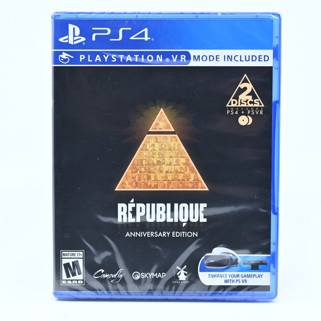 SEALED! Republique Anniversary Edition - LR-VR17 - Sony Playstation 4 / PS4 Game