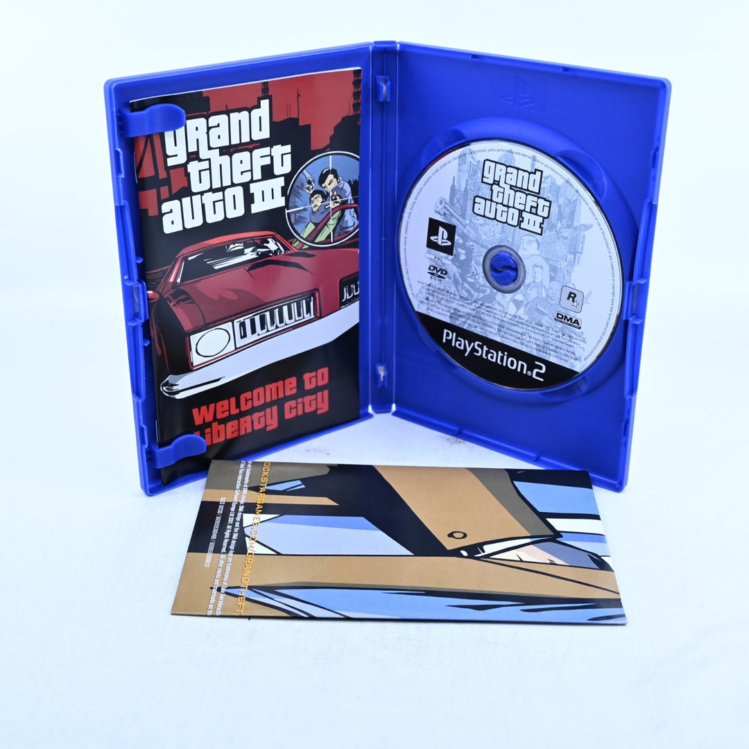 Grand Theft Auto III - Sony Playstation 2 / PS2 Game + Manual + Map - MINT DISC!