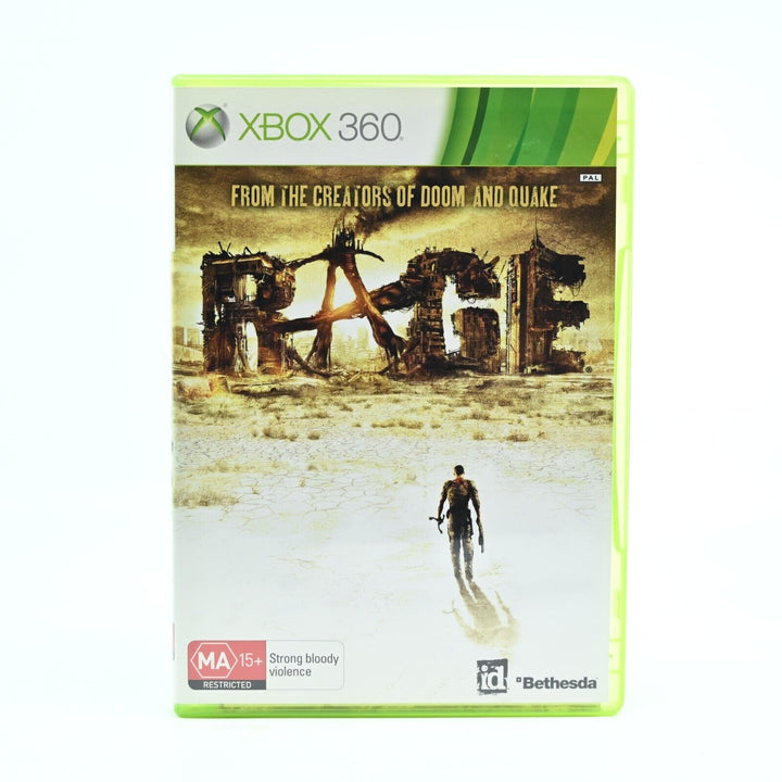 Rage - Xbox 360 Game + Manual - PAL - MINT DISCS!