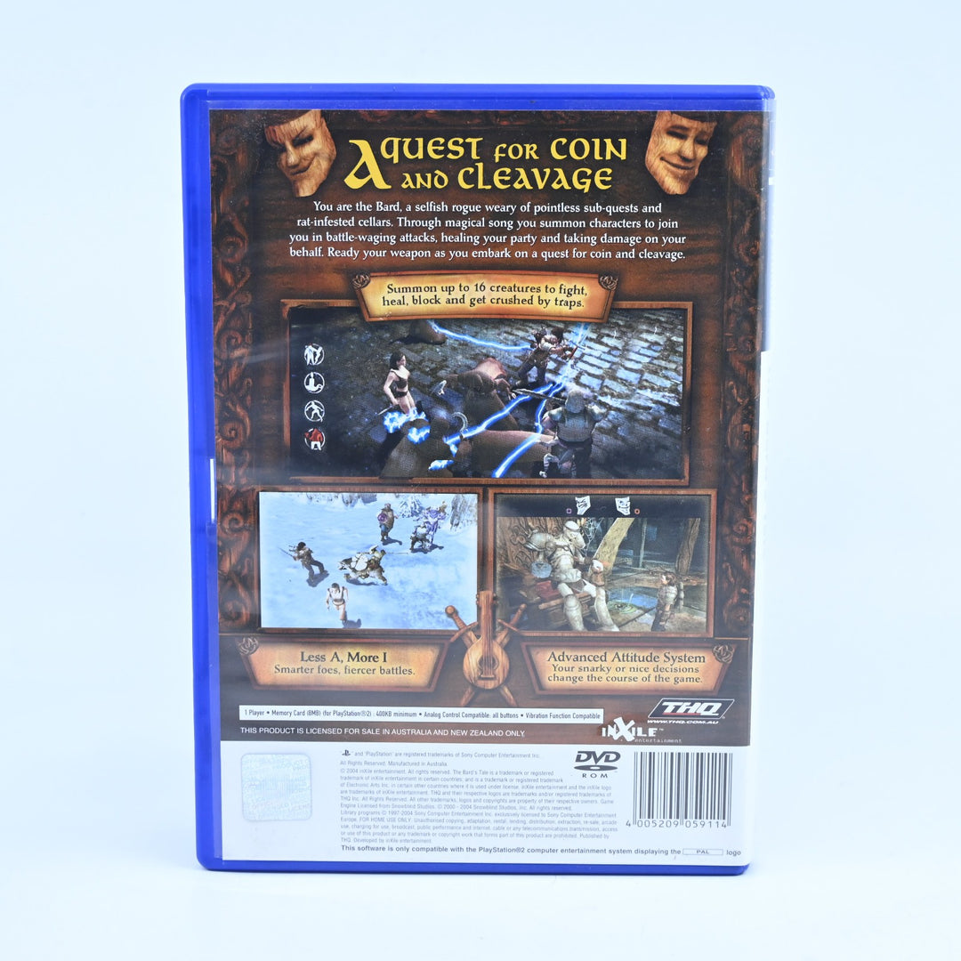The Bard's Tale - Sony Playstation 2 / PS2 Game + Manual - PAL - MINT DISC!