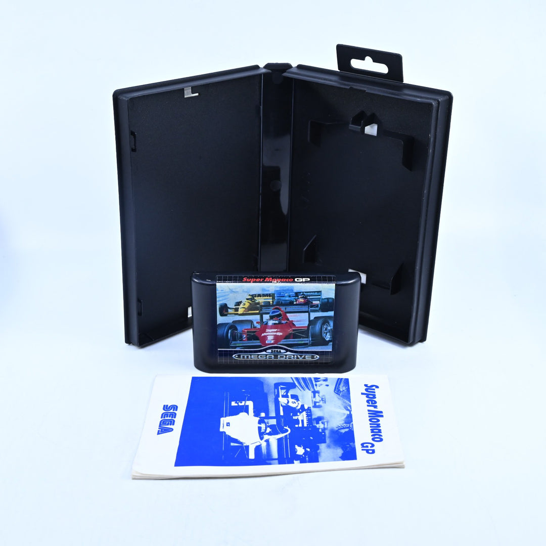 Super Monaco GP - Sega Mega Drive Game + Manual - PAL - FREE POST!