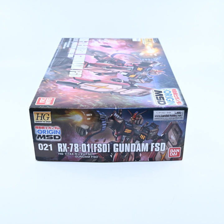 SEALED CONTENTS - Gundam RX-78-01[FSD] - HG 1/144 - Gundam THE ORIGIN MSD Toy