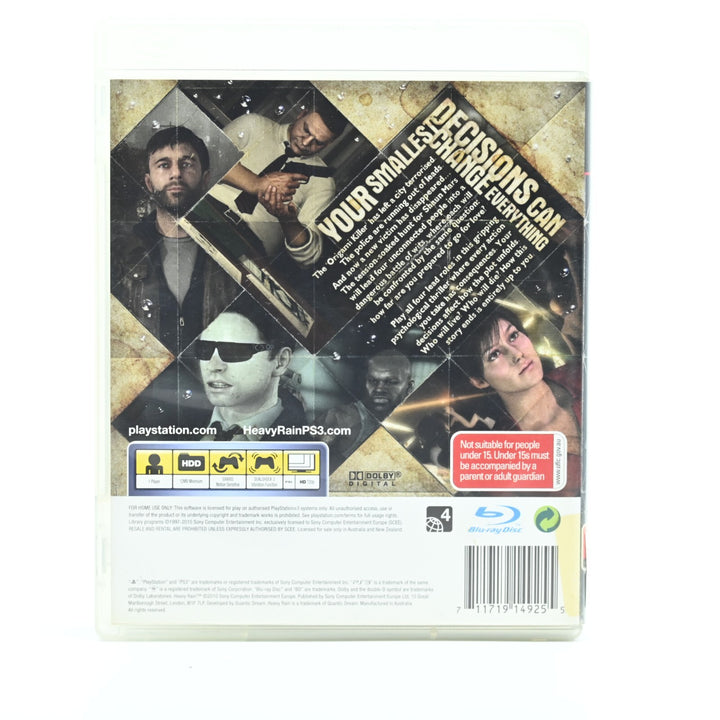 Heavy Rain - Sony Playstation 3 / PS3 Game - FREE POST