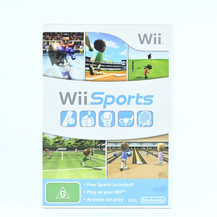 1st Print Wii Sports - Nintendo Wii Game + Manual - PAL