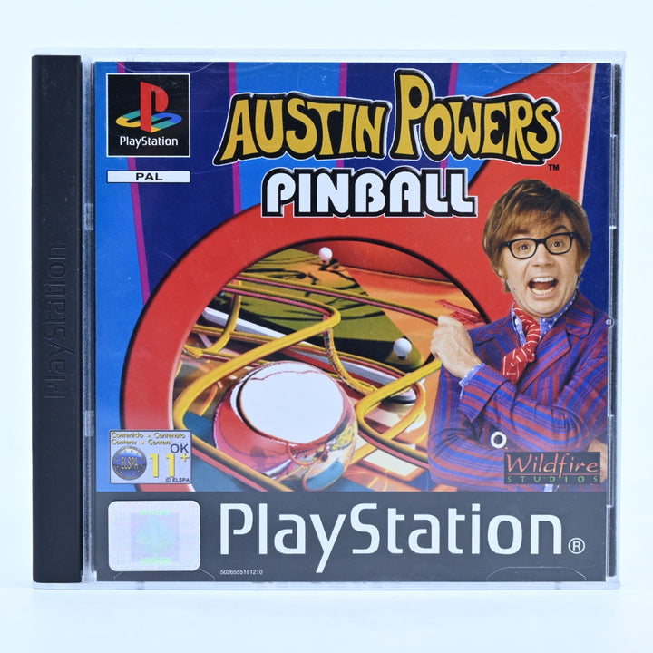 Austin Powers Pinball  - Sony Playstation 1 / PS1 Game + Manual - PAL