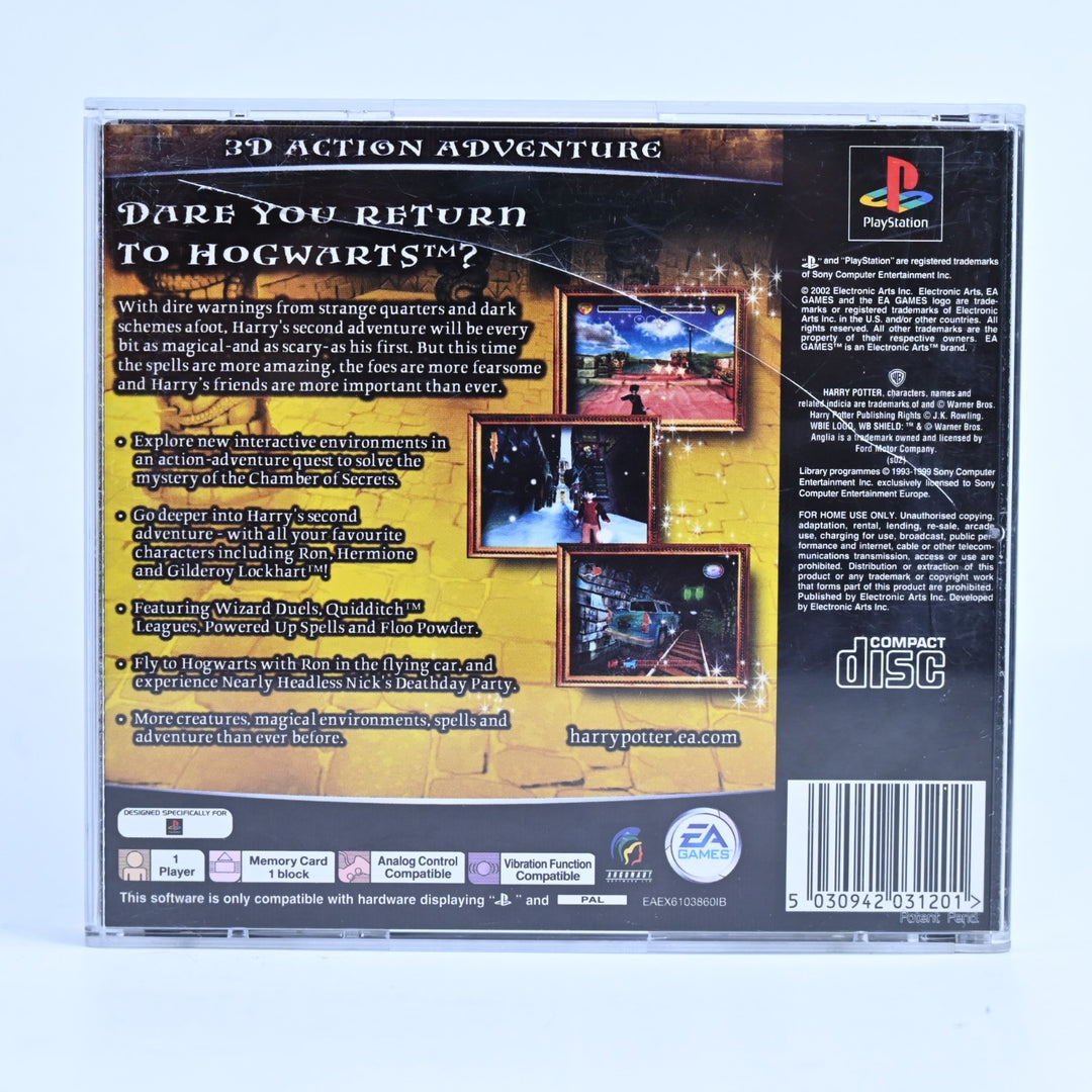 Harry Potter and the Chamber of Secrets - PS1 Game - PAL + Manual