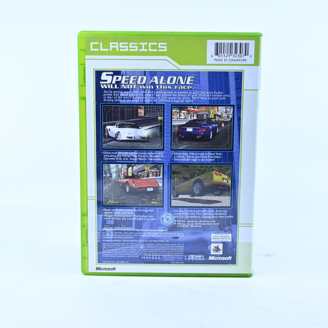 Project Gotham Racing - Original Xbox Game + Manual - PAL - MINT DISC!