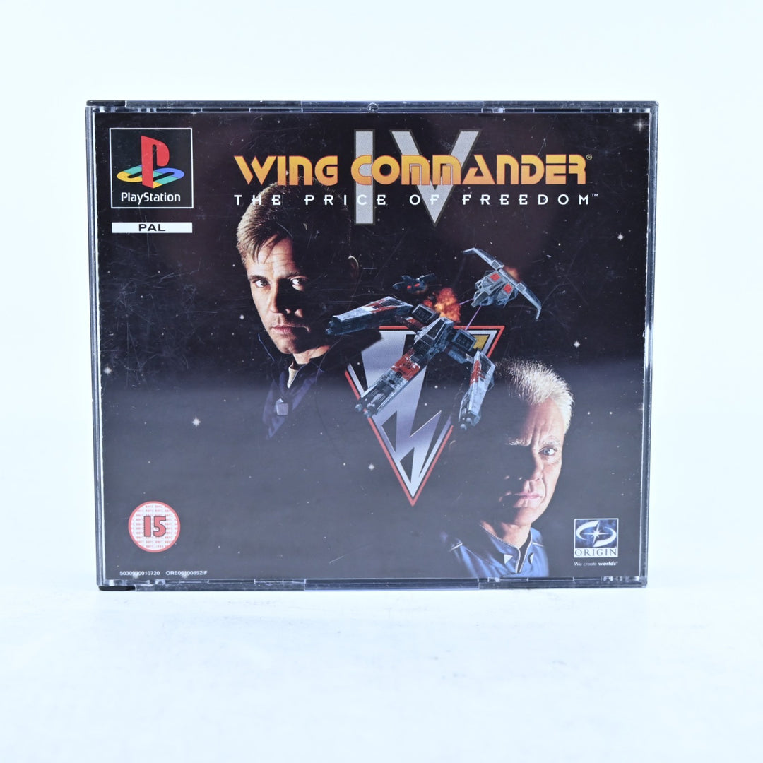Wing Commander IV - Sony Playstation 1 / PS1 Game + Manual - PAL - MINT DISC!