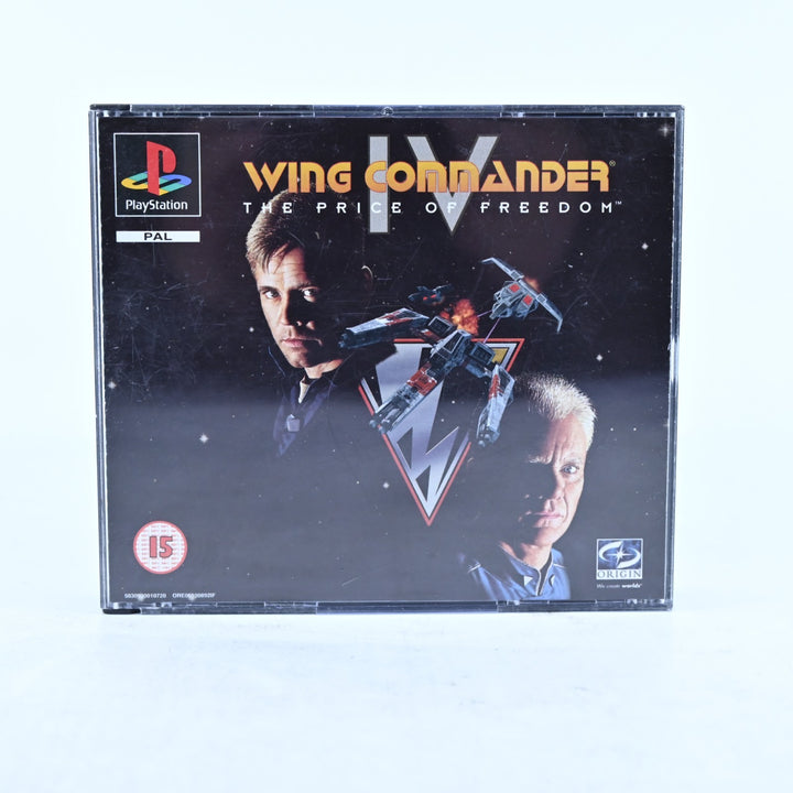 Wing Commander IV - Sony Playstation 1 / PS1 Game + Manual - PAL - MINT DISC!