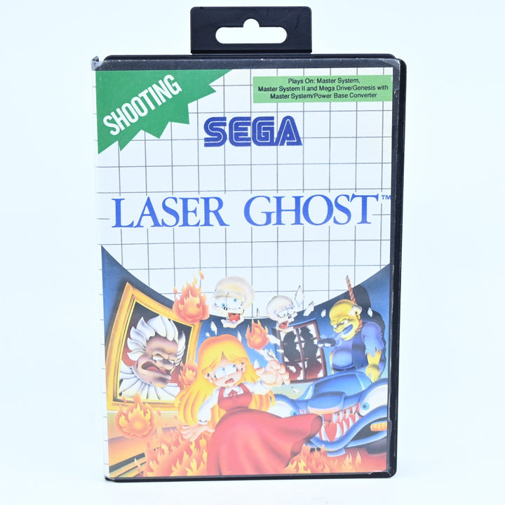 Laser Ghost - Sega Master System Game + Manual - PAL - FREE POST!