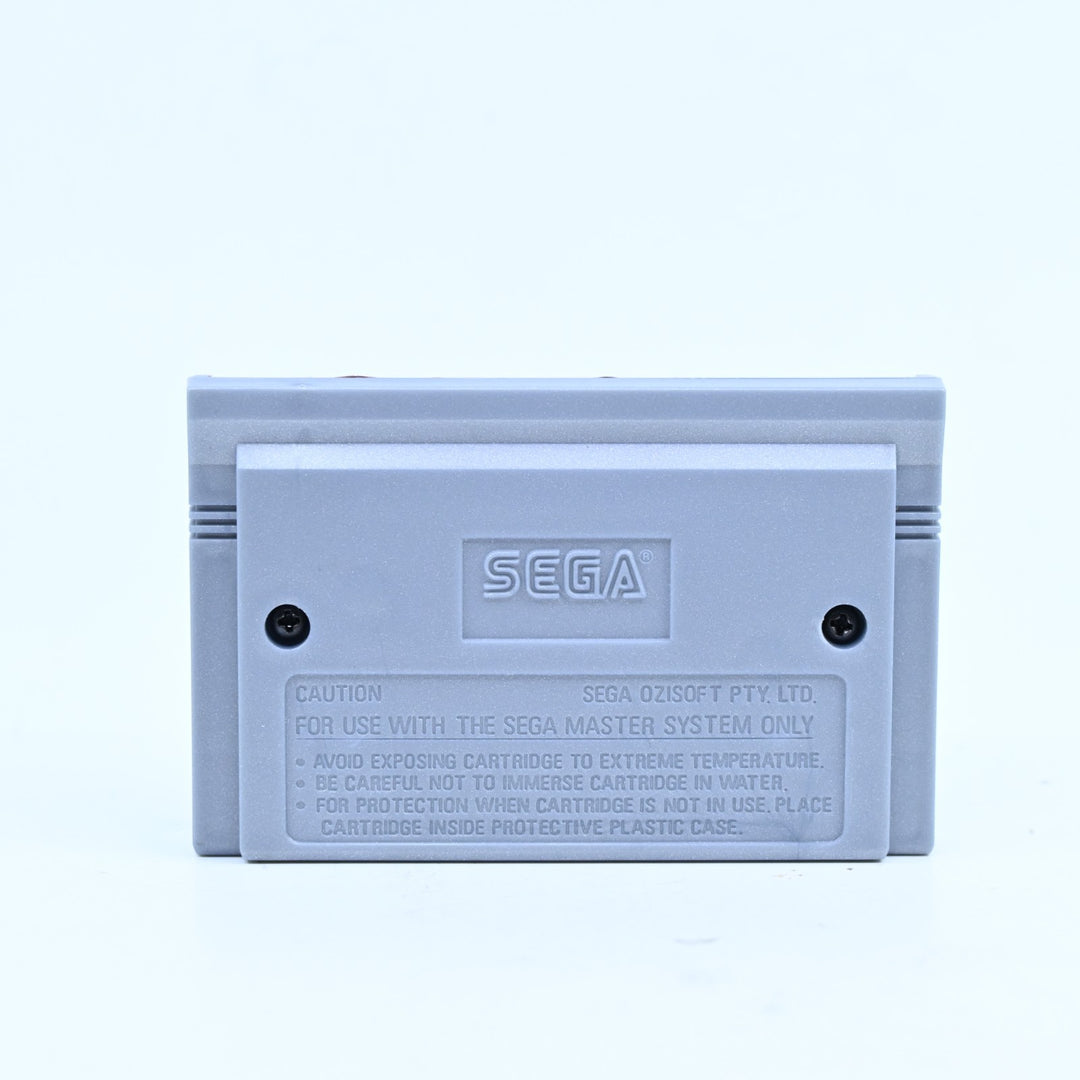 Sonic Spinball - Silver OziSoft - Sega Master System Game + Manual - PAL