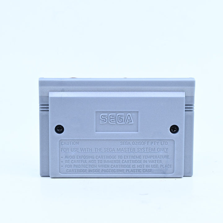 Sonic Spinball - Silver OziSoft - Sega Master System Game + Manual - PAL