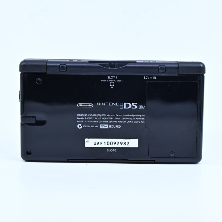 Black Nintendo DS Lite Console - USG-001 - PAL - FREE POST!
