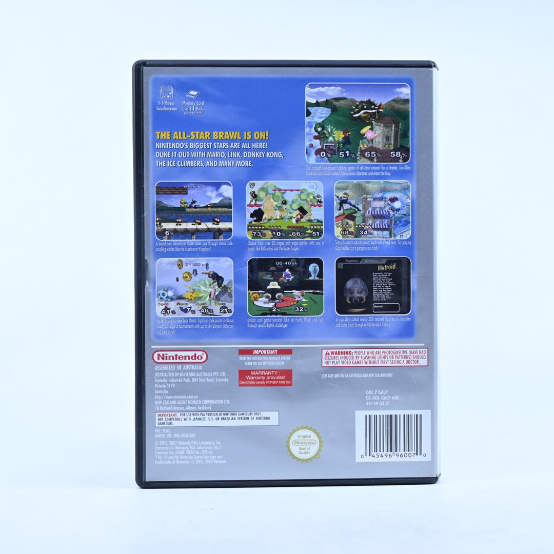 Super Smash Bros. Melee - Nintendo Gamecube Game + Manual - PAL - FREE POST!