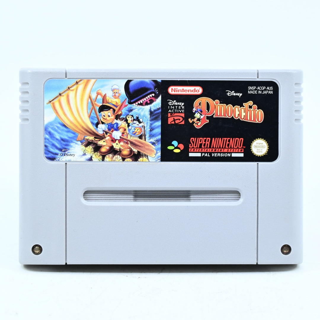 Pinocchio - Super Nintendo / SNES Boxed Game - PAL - FREE POST!