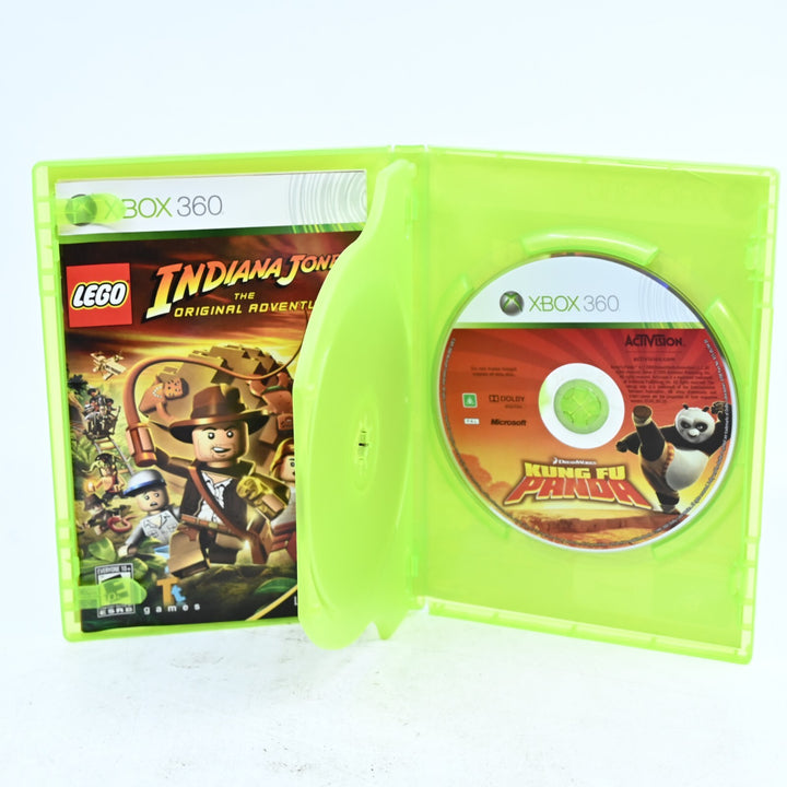 LEGO Indiana Jones & Kung Fu Panda Double Pack - Xbox 360 Game + Manual - PAL