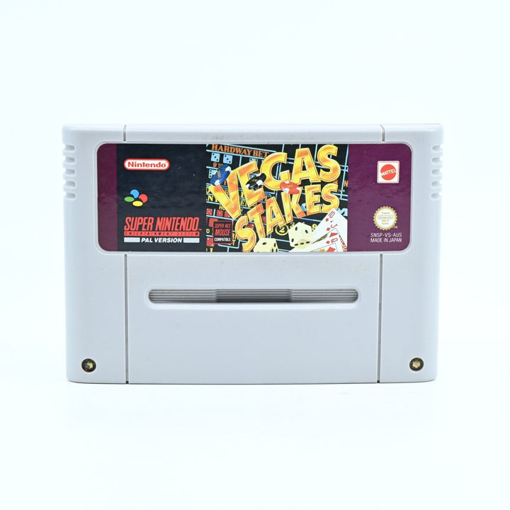 Vegas Stakes - Super Nintendo / SNES Game - PAL - FREE POST!