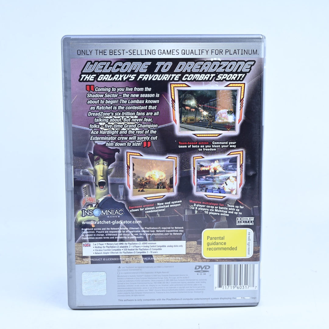 Ratchet Gladiator - Sony Playstation 2 / PS2 Game + Manual - PAL - MINT DISC!