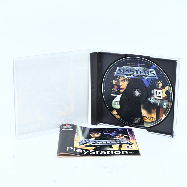 Star Wars Masters of Teras Kasi - Sony Playstation 1 / PS1 Game + Manual - PAL