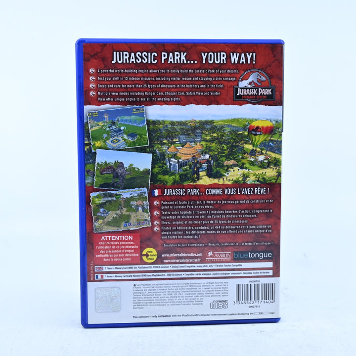 Jurassic Park: Operation Genesis - Sony Playstation 2 / PS2 Game + Manual - PAL
