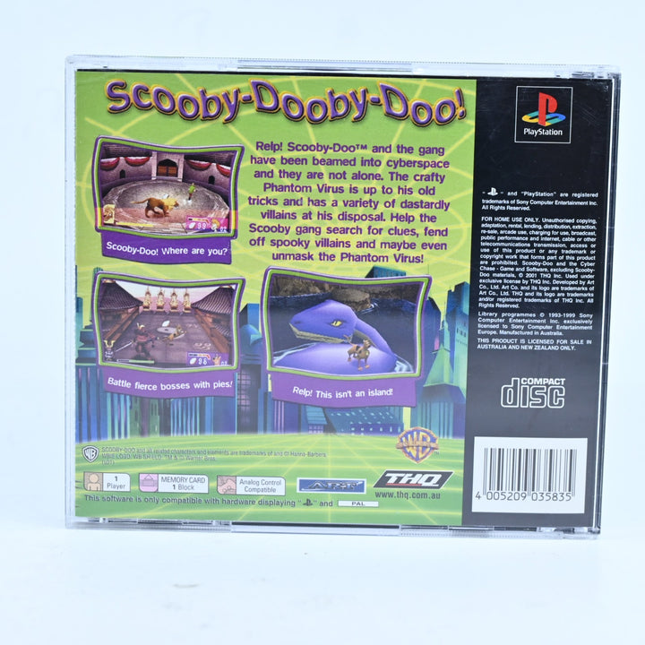 Scooby-Doo and the Cyber Chase - Sony Playstation 1 / PS1 Game + Manual - PAL