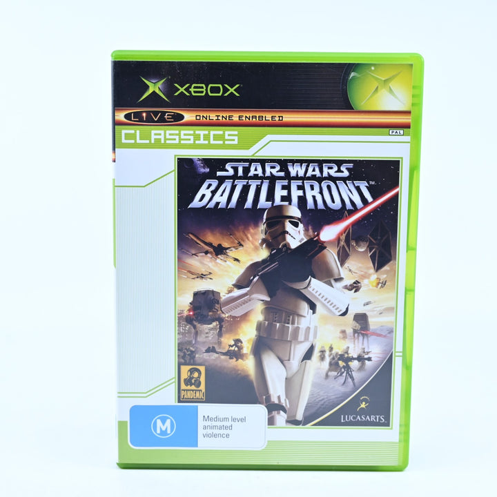 Star Wars Battlefront - Original Xbox Game + Manual - PAL - MINT DISC!