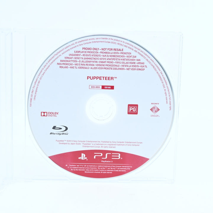 Puppeteer - Promo Disc - PS3 Game - Disc Only - MINT DISC!