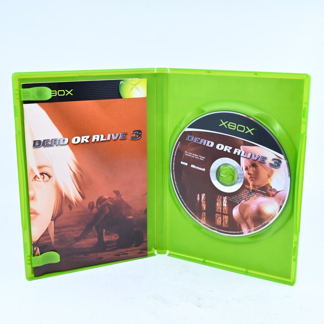 Dead or Alive 3 - Original Xbox Game + Manual - PAL - MINT DISC!