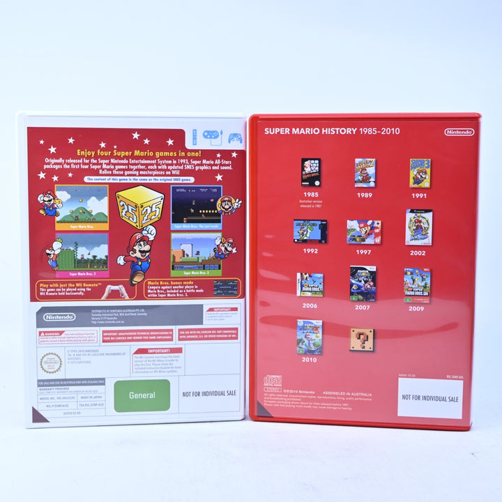 Super Mario All-Stars 25th Anniversary Edition - Nintendo Wii Game + Manual