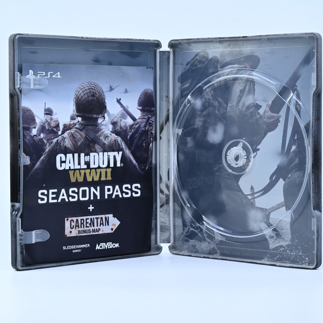 Call of Duty WWII Steelbook - Sony Playstation 4 / PS4 - No Game - FREE POST!