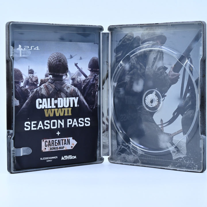 Call of Duty WWII Steelbook - Sony Playstation 4 / PS4 - No Game - FREE POST!