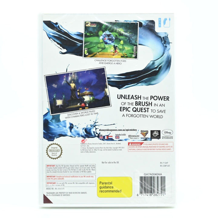 SEALED! - Epic Mickey - Nintendo Wii Game - PAL - FREE POST!