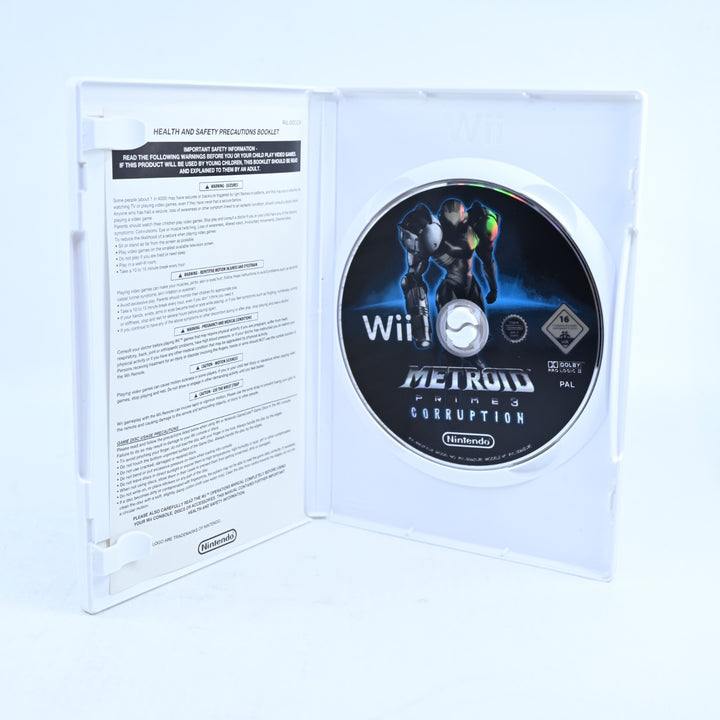Metroid Prime 3: Corruption - Nintendo Wii Game - No Manual - PAL - MINT DISC!