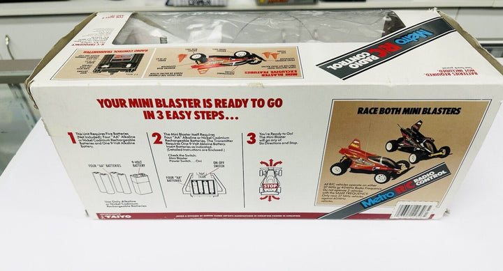 Taiyo Tyco R/C Mini Blaster RC Remote Control black box 1991 vintage toy car
