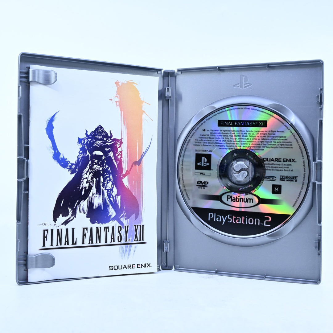 Final Fantasy XII - Sony Playstation 2 / PS2 Game + Manual - PAL