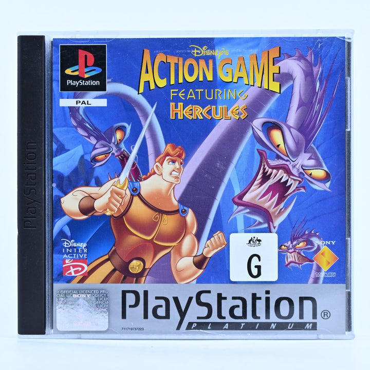 Disney's Action Game Featuring Hercules - Sony Playstation 1 / PS1 Game + Manual