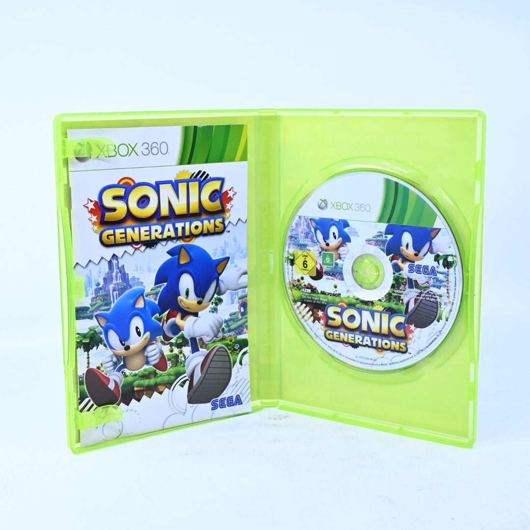 Sonic Generations - Xbox 360 Game + Manual - PAL - MINT DISC!