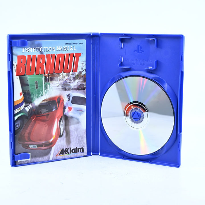 Burnout - Sony Playstation 2 / PS2 Game + Manual - PAL - MINT DISC!