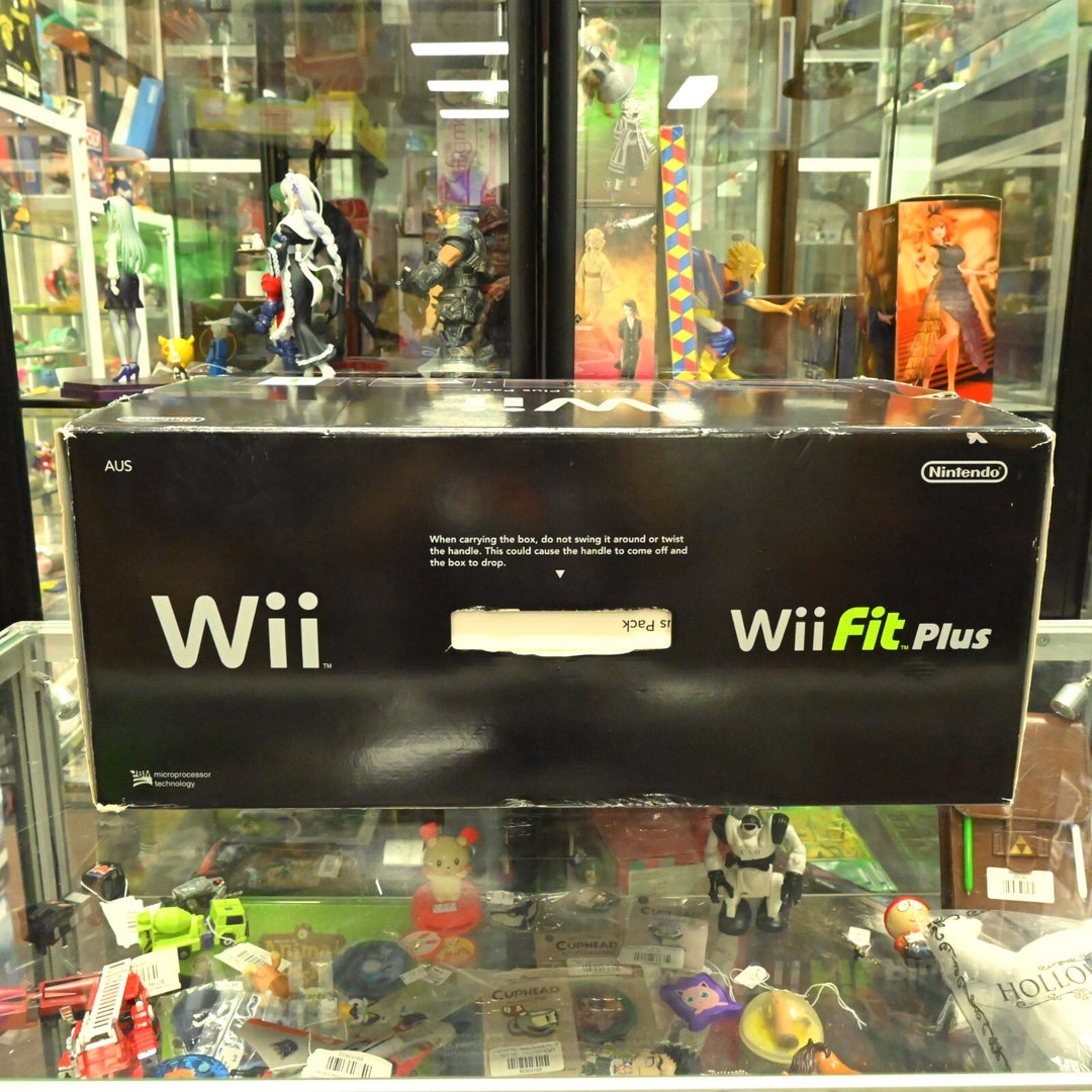 Black Wii Fit Plus Pack - Nintendo Wii Boxed Console - PAL - FREE POST!