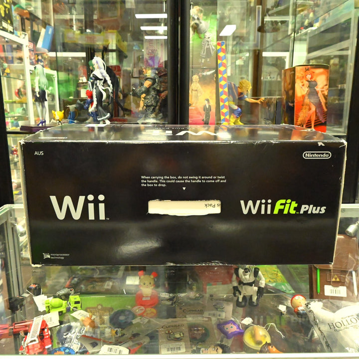 Black Wii Fit Plus Pack - Nintendo Wii Boxed Console - PAL - FREE POST!