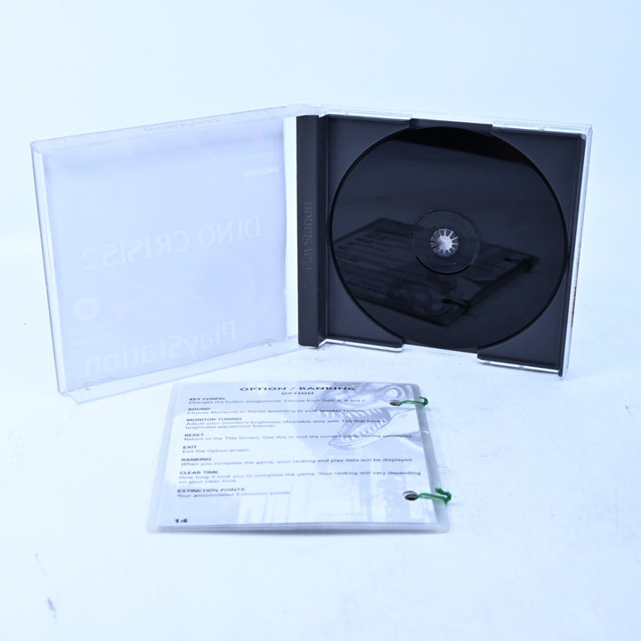 Dino Crisis 2 - Sony Playstation 1 / PS1 Game + Manual - PAL - MINT DISC!