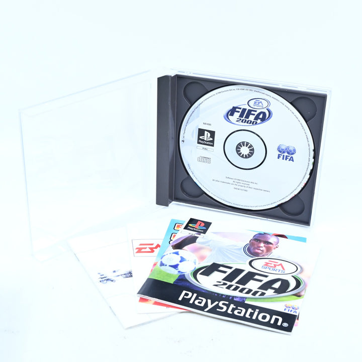 FIFA 2000 - Sony Playstation 1 / PS1 Game + Manual - PAL - MINT DISC!